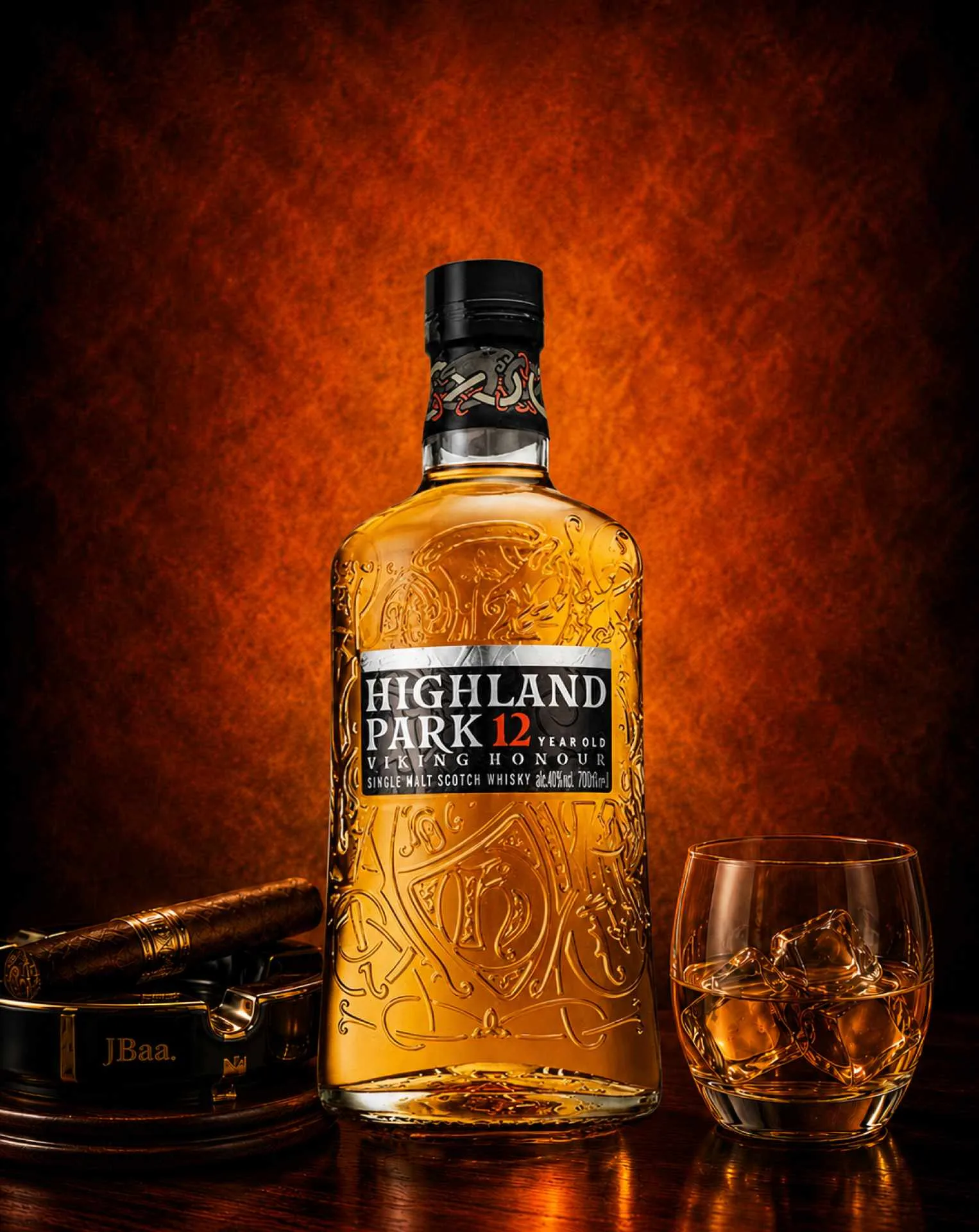 Highland Park 12yo GB + 2 Glasses